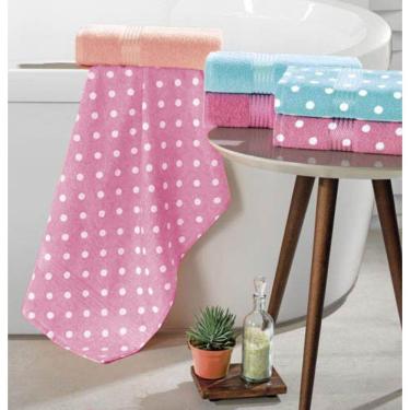 Imagem de Toalha De Rosto Dohler 100% Algodão Rosa - Fernanda