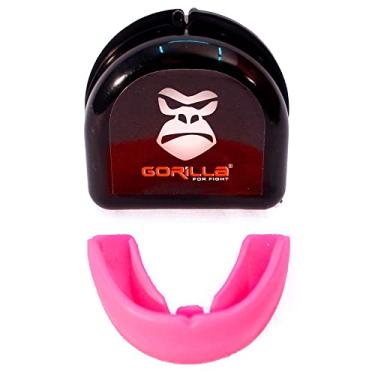 Imagem de Protetor Bucal Flexível Moldável Proteção Boca Dente Bruxismo Boxe Profissional Com Capinha Gorilla