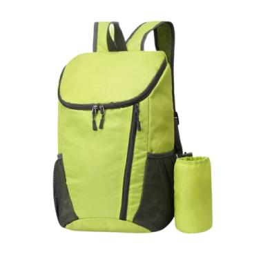 Imagem de Mochila impermeavel Esportivas viagem Masculino/Feminino Portátil e dobrável 2022 novo estilo Verde