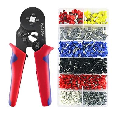 Imagem de Kit Alicate De Crimpar 1200 Pcs Ferrules Terminais De Fio 0.25