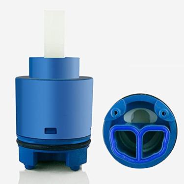 Imagem de Cartucho de torneira misturadora de substituição de cartucho de disco de cerâmica, torneira interna quente e fria, válvula de pia de banheiro para torneira de cozinha de banheiro