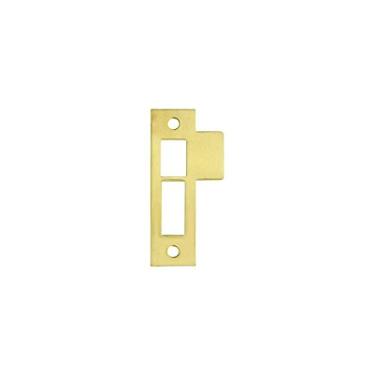 Imagem de Baldwin 6039.L158 Left Handed Extended Lip with 2-3/4" Backset Latch and Deadbol, Non-Lacquered Brass