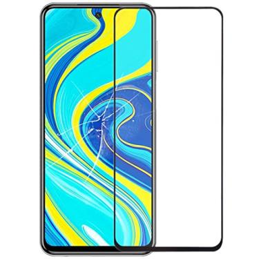 Imagem de HONGYAN Peças de substituição de telefone celular Lente de vidro externo da tela frontal com OCA opticamente claro adesivo para Xiaomi Redmi Note 9s Acessórios telefônicos