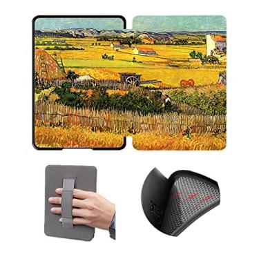 Imagem de Capa de silicone de 16 cm para Kindle Paperwhite 11ª geração 2021 apenas, capa protetora com despertar/hibernação automática e alça de mão