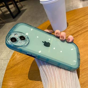 Imagem de Para iPhone 13 Pro Max redonda proteção de câmera Candy Capa de telefone transparente para iPhone 11 12 Pro Max Cor Amortecedor Capa Traseira, T7, Para iPhone 13Pro