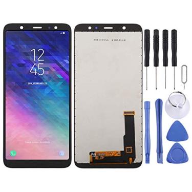 Imagem de incell LCD Half Screen for Galaxy A6+ (2018) A605G With Digitizer Full Assembly (Black)
