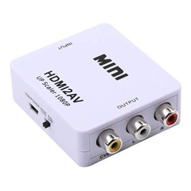 Imagem de Mini Adaptador Conversor De Hdmi Para Vídeo Composto 3rca Av