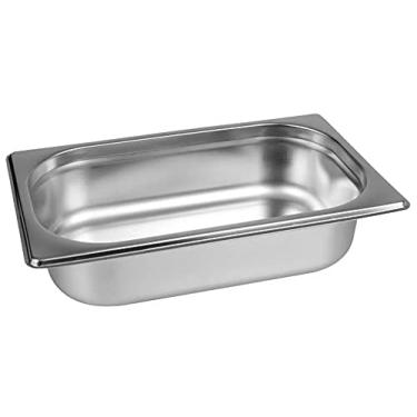 Imagem de Cuba Gastronomica Inox GN 1/4 x 100mm (265x162mm) - Brasinox