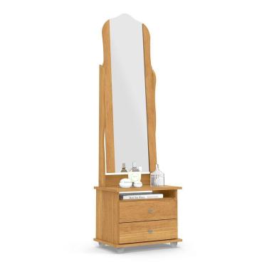 Imagem de Toucador 2 Gavetas c/Espelho Magic Cinamomo Patrimar