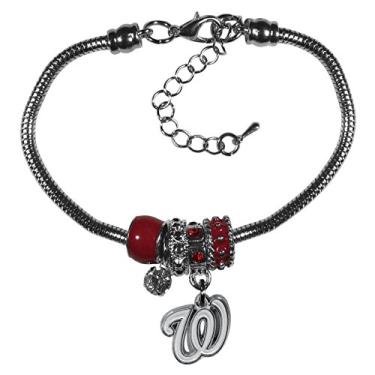 Imagem de Siskiyou Sports Pulseira feminina MLB estilo contas europeias