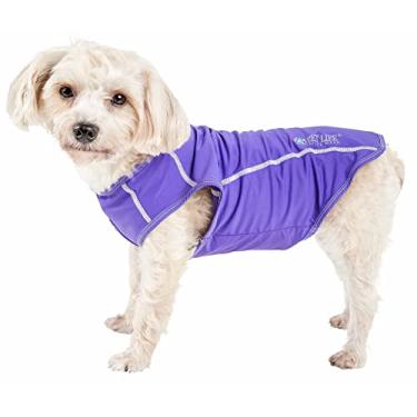 Imagem de Regata Pet Life Active"Racerbark" 4-Way Stretch Performance Active Dog, PP, Roxo
