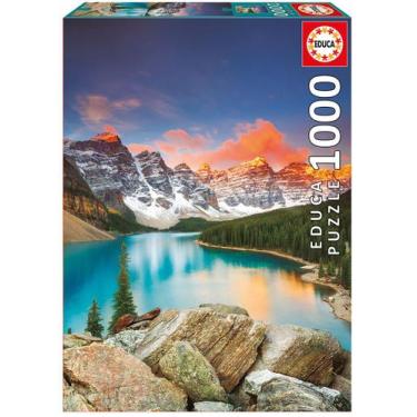 Imagem de Puzzle 1000 Peças Lago Moraine Canadá - Educa - Importado - Grow