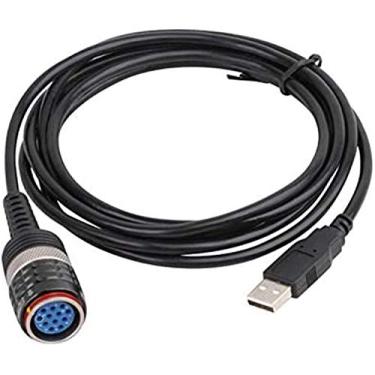 Imagem de 88890305 Cabo Scanner Cabo USB Automotivo para Volvo VOCOM 88890300 VOCOMII 88894000 Adaptador de Diagnóstico Ferramenta Escavadeira Peças de reserva