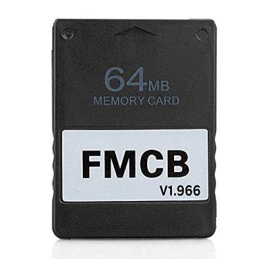 Imagem de Rgeek 2020 Atualizado FreeMcBoot FMCB 1.966 PS2 cartão de memória 64 MB para Sony PlayStation 2 PS2, basta ligar e usar, ajudar você a iniciar jogos no seu disco rígido ou disco USB