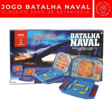 Imagem de Jogo Batalha Marítima Naval +2 Tabuleiros Brinquedo Infantil - Nig Bri