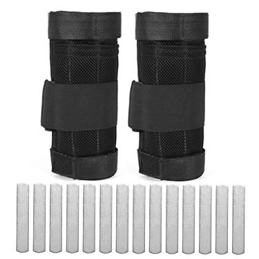Imagem de Qudai 2 pacotes de peso ajustável do tornozelo, exercício, perna, peso, treino, peso, carga, wraps, treinamento de força, 1kg / 2kg / 3kg