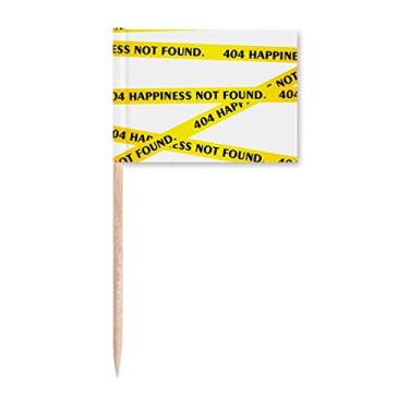 Imagem de Yellow Line Lost Scene Art Deco Presente Fashion Palito de Dentes Marcadores Decoração de Festa