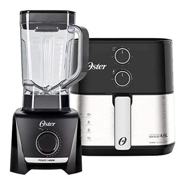 Imagem de Kit Fritadeira Inox Compact 4,6L e Liquidificador 1400 Full Oster - 220V