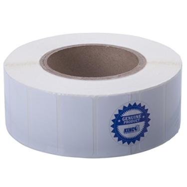 Imagem de Kenco Premium Inkjet 2" x 1" Etiquetas de jato de tinta retangulares de alto brilho com rolo de papel. Compatível com impressoras de etiqueta Primera Color e muitas outras marcas de impressora. Fornecido 2475 etiquetas em um núcleo de 7,6 cm.