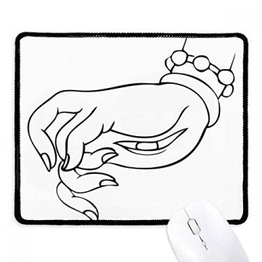 Imagem de Tapete de borracha para jogos com estampa de linha de mão Culture