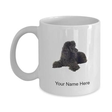 Imagem de Caneca de poodle personalizada - Caneca de café para amantes de poodle Idea crianças meninos meninas Amor - Caneca de café de 325 ml