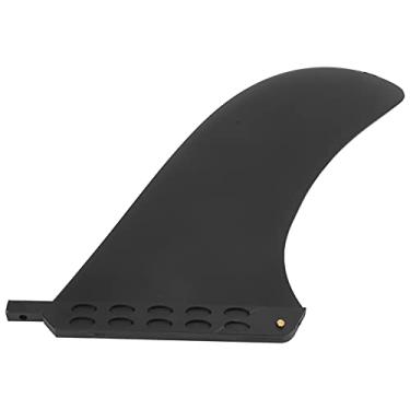 Imagem de Compra Maluca Barbatanas para pranchas de stand up paddle, barbatanas práticas para pranchas de surfe de prancha longa preta Estável flexível para pranchas de stand up paddle