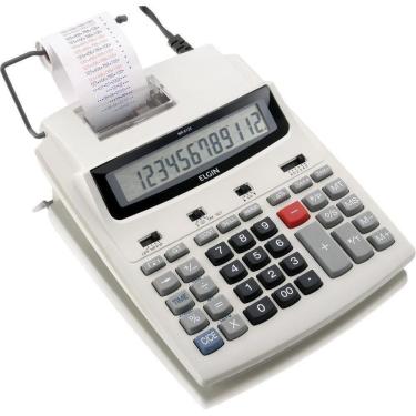 Imagem de Calculadora Com Bobina 12 Digitos, Impressa?o Bicolor E Display Lcd Mr-6125 Branca