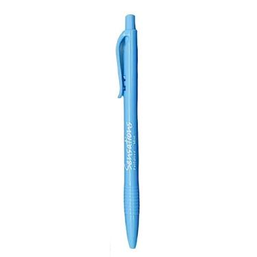 Imagem de Caneta Esferográfica Clic Perfumada 1.0mm Avulsa Newpen (Azul Claro)