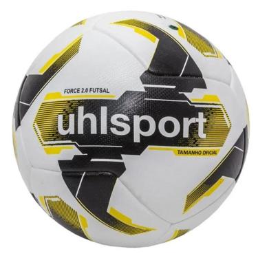 Imagem de Bola de Futebol Uhlsport  Force 2.0 Futsal  Branca e Amarela - Único - Branco-Unissex