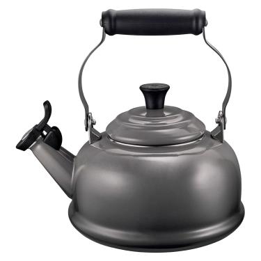 Imagem de Chaleira com Apito Tradicional Cinza Flint Ply Le Creuset