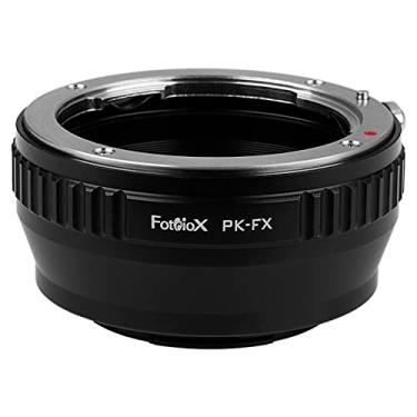 Imagem de Adaptador de montagem de lente Fotodiox compatível com lente SLR Pentax K Mount (PK) em câmeras Fuji X-Mount