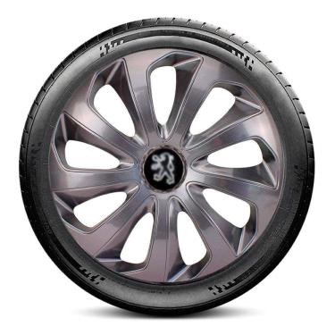Imagem de Calota LC121 Peugeot Aro 15 Grafite Velox Escolha o carro