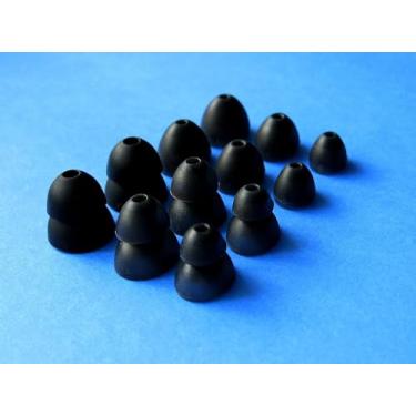 Imagem de Confortável kit de ajuste oval B compatível com Shure SE110, SE112, SE115, SE210, SE215, SE315, SE420, SE425, SE530 PTH, SE535, SE846 – Fones de ouvido intra-auriculares de substituição