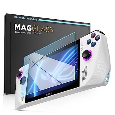 Imagem de magglass Protetor de tela com bloqueio de luz azul para ASUS ROG Ally – protetor de tela de vidro temperado com cobertura total (anti-luz azul para reduzir a fadiga ocular) (17,78 cm)