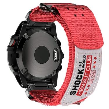 Imagem de FIILIIX Compatível com pulseira de relógio Garmin, pulseira de nylon para série FASCGnix/Forerunner/Vivoactive/Approach/MARQ/quatix/D2