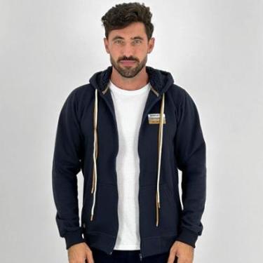 Imagem de Blusa Gangster Aberta Moletom com Capuz Masculina-Masculino