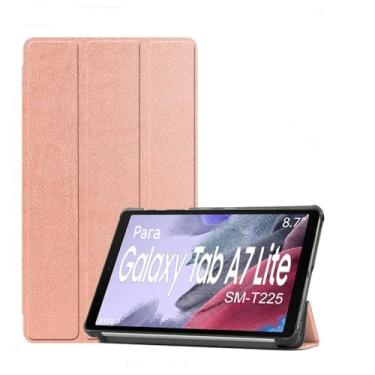 Imagem de Capa Case Para Tablet Samsung Galaxy Tab A7 Lite de 8.7" Pol. Ano 2021 Sm-T220 / Sm-T225 - Alamo (ROSE)