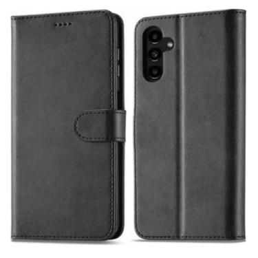 Imagem de Capinha Carteira Capa Flip Luxo Para Samsung Galaxy S23+ Plus (PRETO)