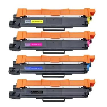 Imagem de Kit 4x Toner Compatível TN217 HL-L3210 DCP-L3551 I BK+C+Y+M