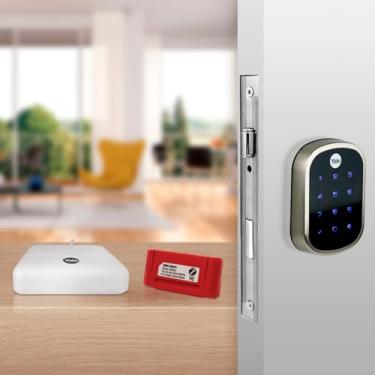 Imagem de COMBO - Fechadura Digital YRD 256 RL abre com APP e Senha - Trinco Rolete