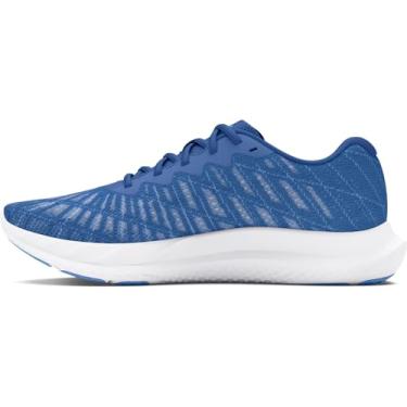 Imagem de Under Armour Charged Breeze 2 Tênis de corrida masculino, (404) Tech Blue/Horizon Blue/Black, 38