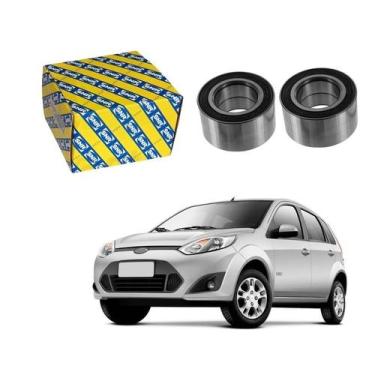 Imagem de Par Rolamento Dianteiro Fiesta 1.0 1.6 Com Abs 2010 A 2014 - SNR