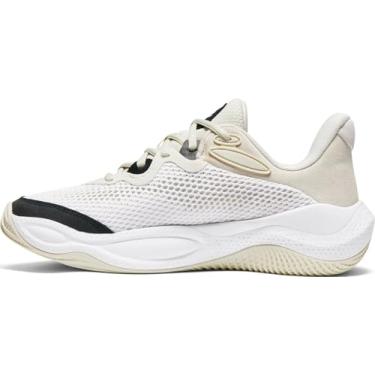 Imagem de Under Armour - Tênis de basquete unissex Curry Splash 24, Branco (100), 11 Women/9.5 Men