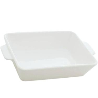 Imagem de Travessa Refratária 1un Porcelana com Alça 28x16,5x5cm Lyor