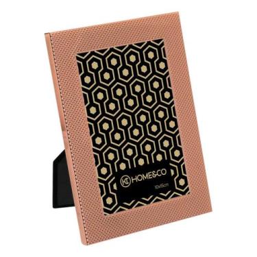 Imagem de HOME&ampCO MARIETAS PORTA-RETRATOS 10X15 18x13x1cm METAL COBRE - HOME&