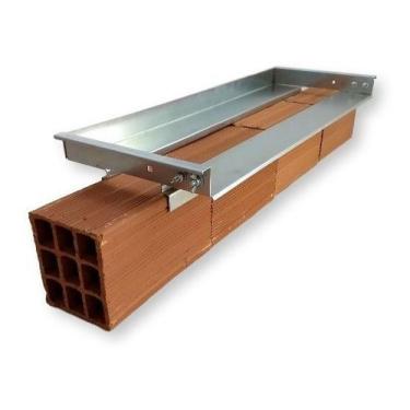 Imagem de Gabarito Nivelador De Massa Regulável Assentamento Tijolos - Base Solu