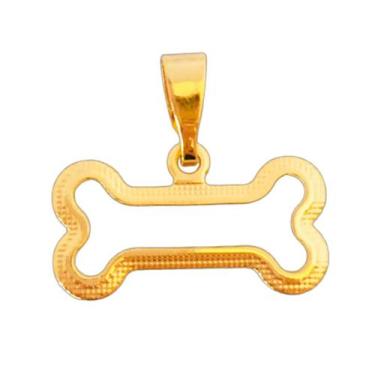 Imagem de Pingente Pet Dog Dourado Folheada a Ouro 18k Semijoia - Dinis Joias