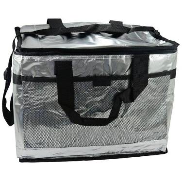 Imagem de Bolsa Térmica Prateada Sun Way em Poliester 13 Litros