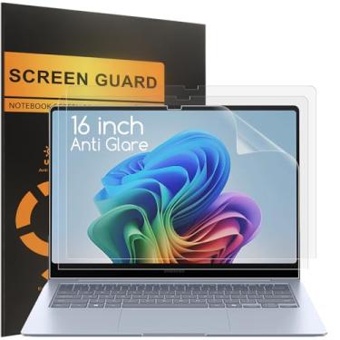 Imagem de KEANBOLL Pacote com 3 protetores de tela fosco antirreflexo para laptops Samsung Galaxy Book 4 Edge/Galaxy Book 4 Ultra/Galaxy Book 4 Pro 40.6 cm 2024, protetor antiimpressão digital