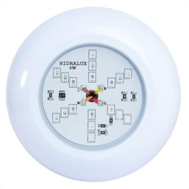 Imagem de 1 Refletor Led 6w RGB ABS para Iluminação Piscina - Hidralux